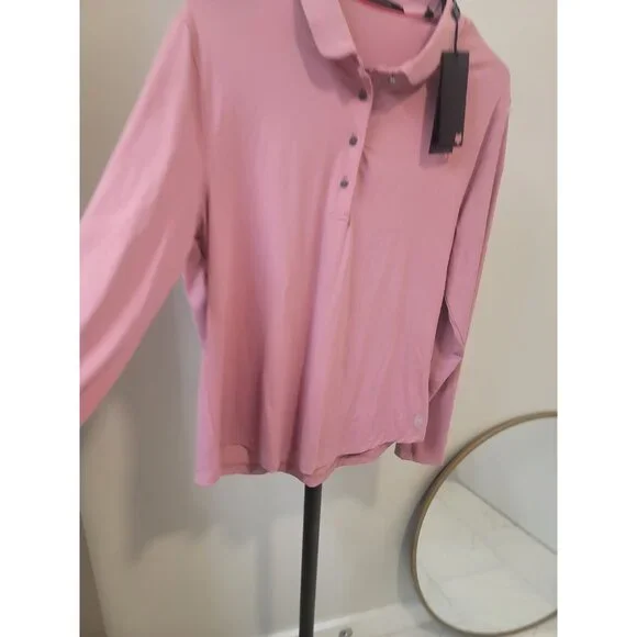 Greyson Women's Scarlett Xl Polo, Size: Xl, Color: Rose Quartz (J506) New NWT - Picture 6 of 7